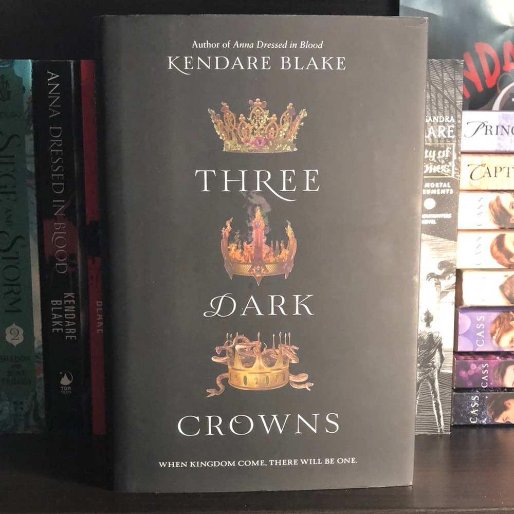 Hardcover “Three Dark Crowns” by Kendare Blake